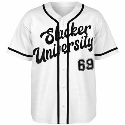 Slacker University Baseball Jersey White 3XL